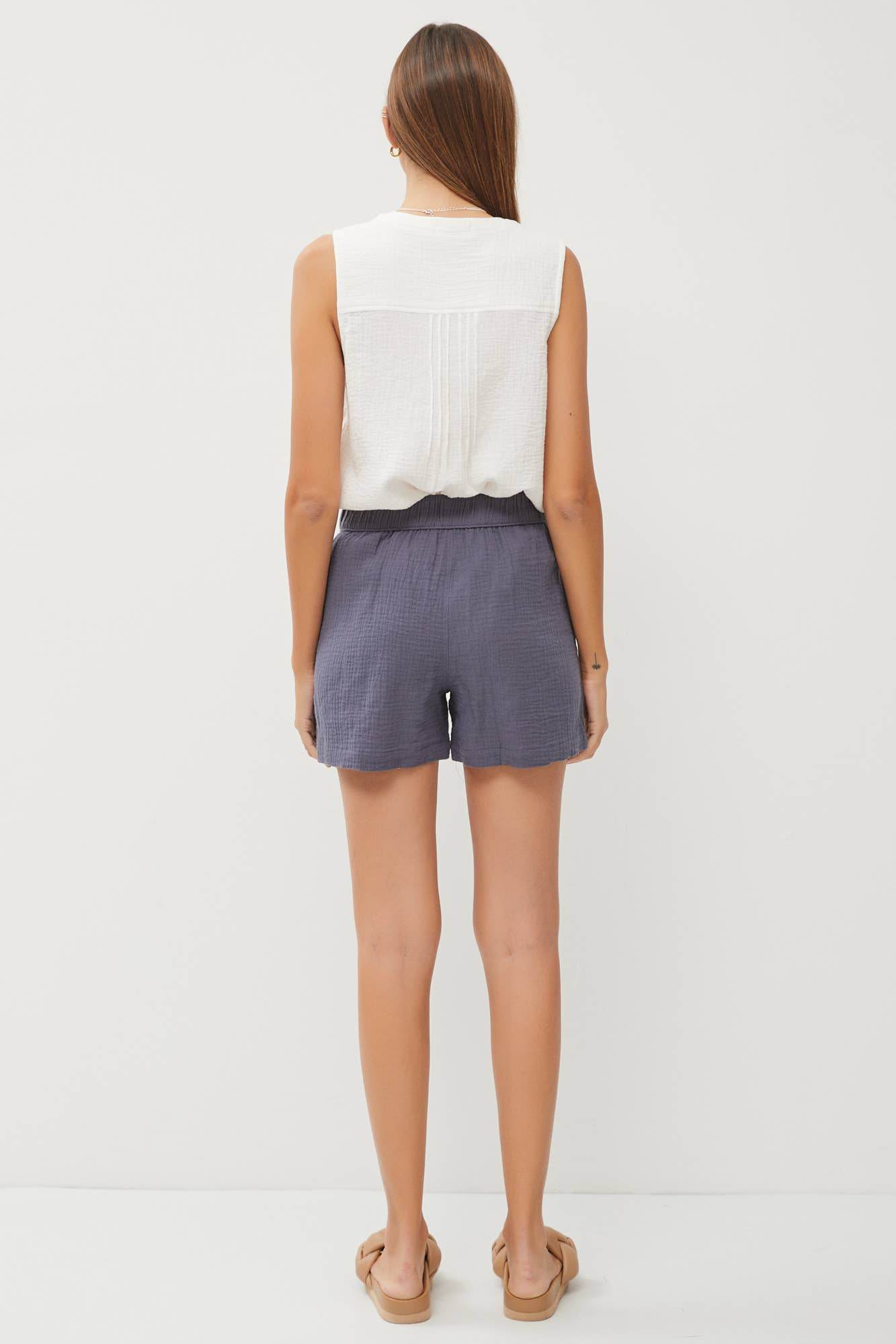 100% Cotton Pull On Shorts - SAUVAGE ZSA™