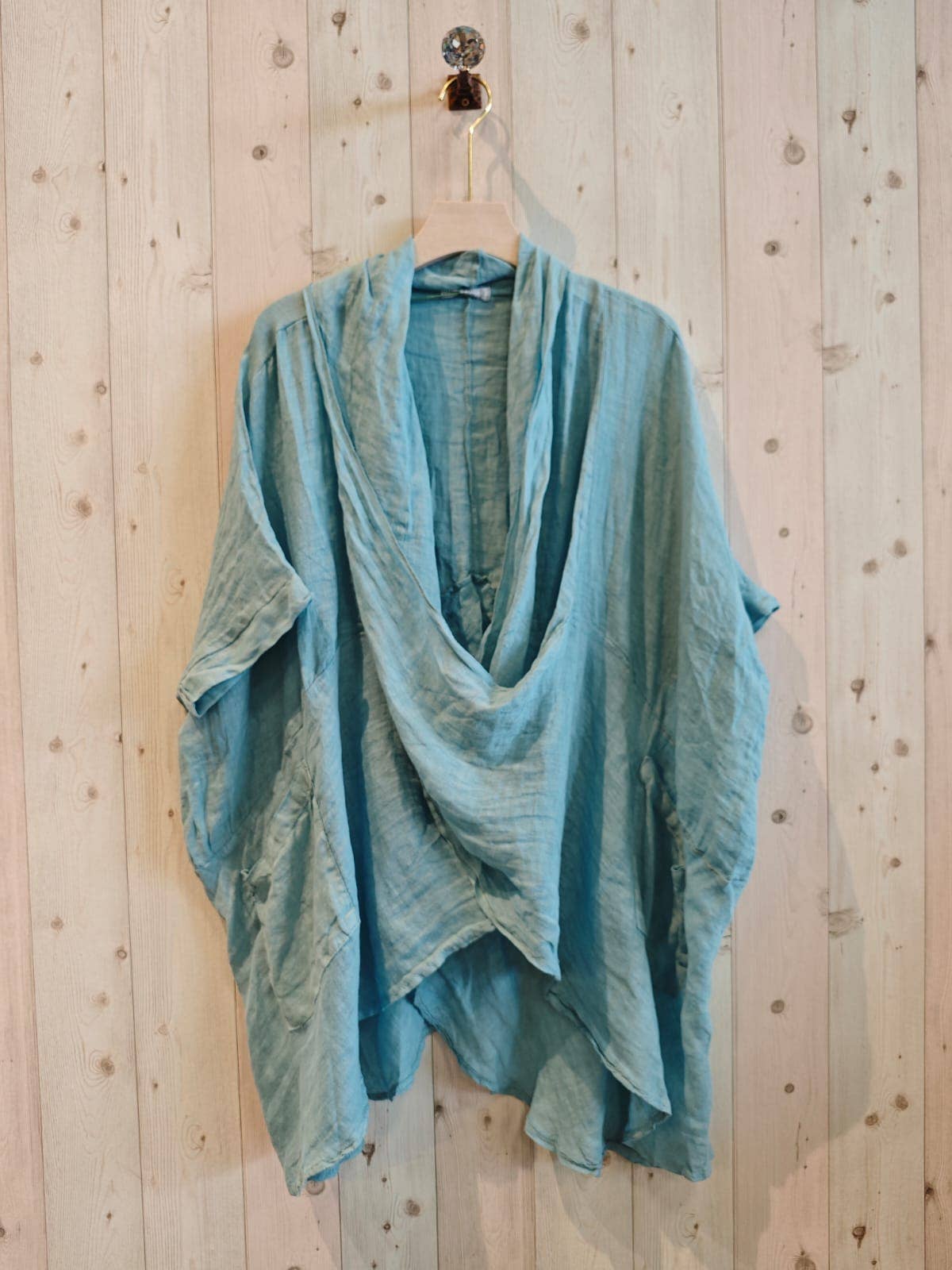 Bohemian Linen Blouse & Oversized Coverup