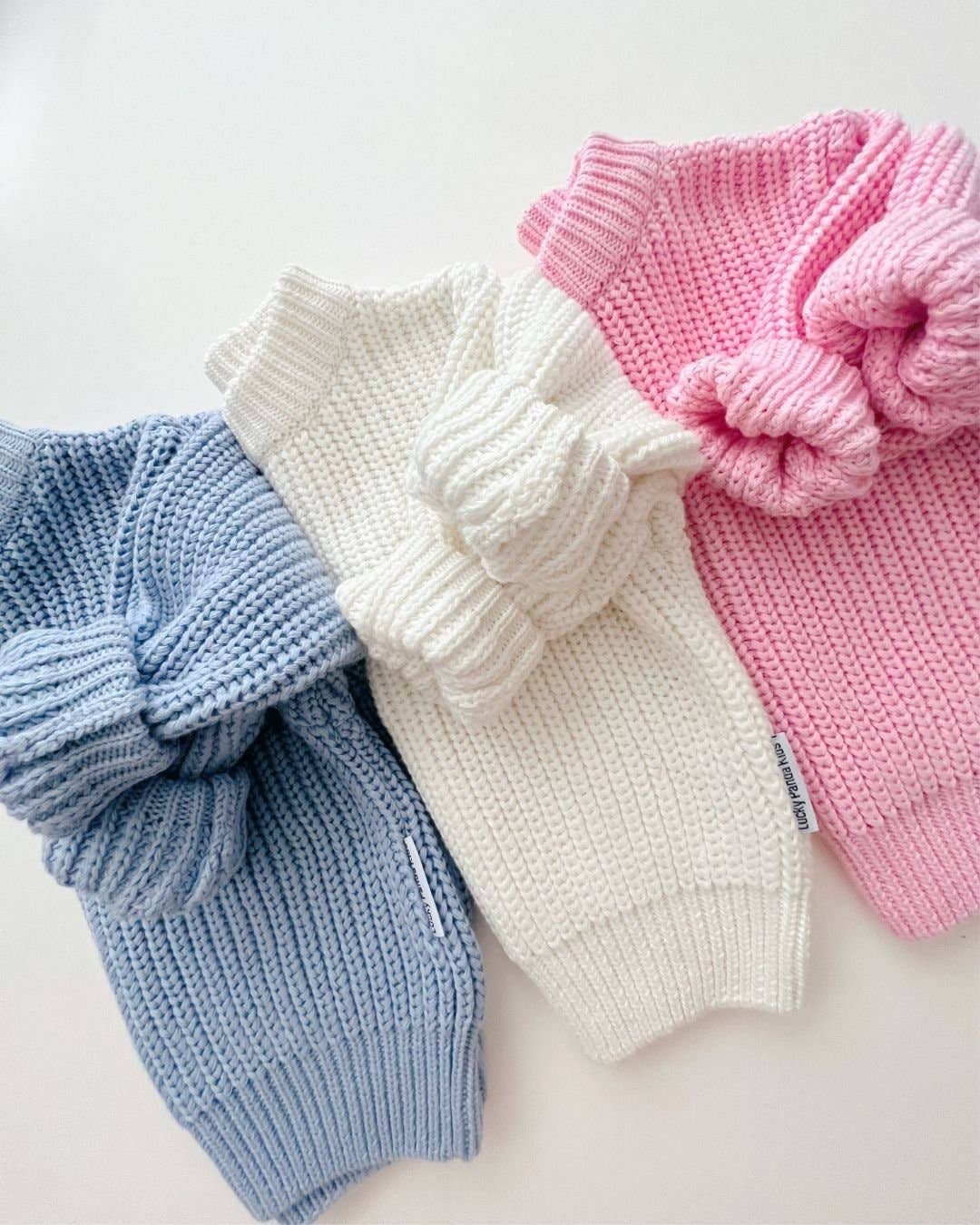 Chunky 100% Cotton Knit Kids Sweater