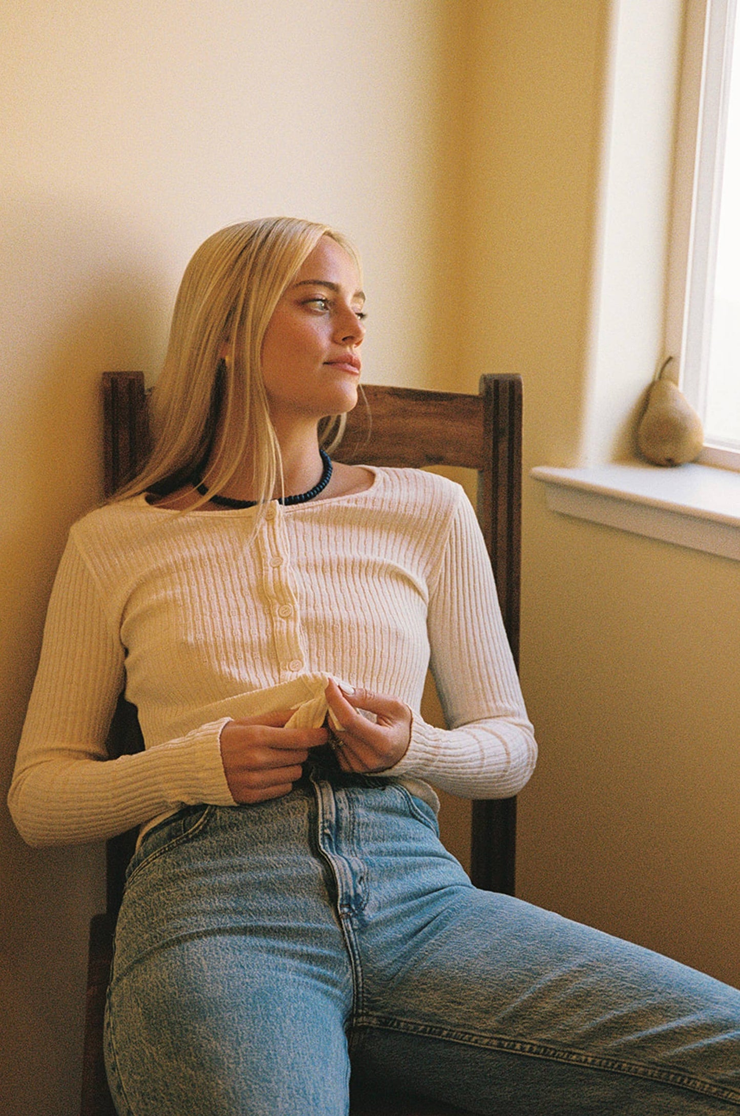Pointelle Cardigan made with 100% GOTS™ Certified Organic Cotton