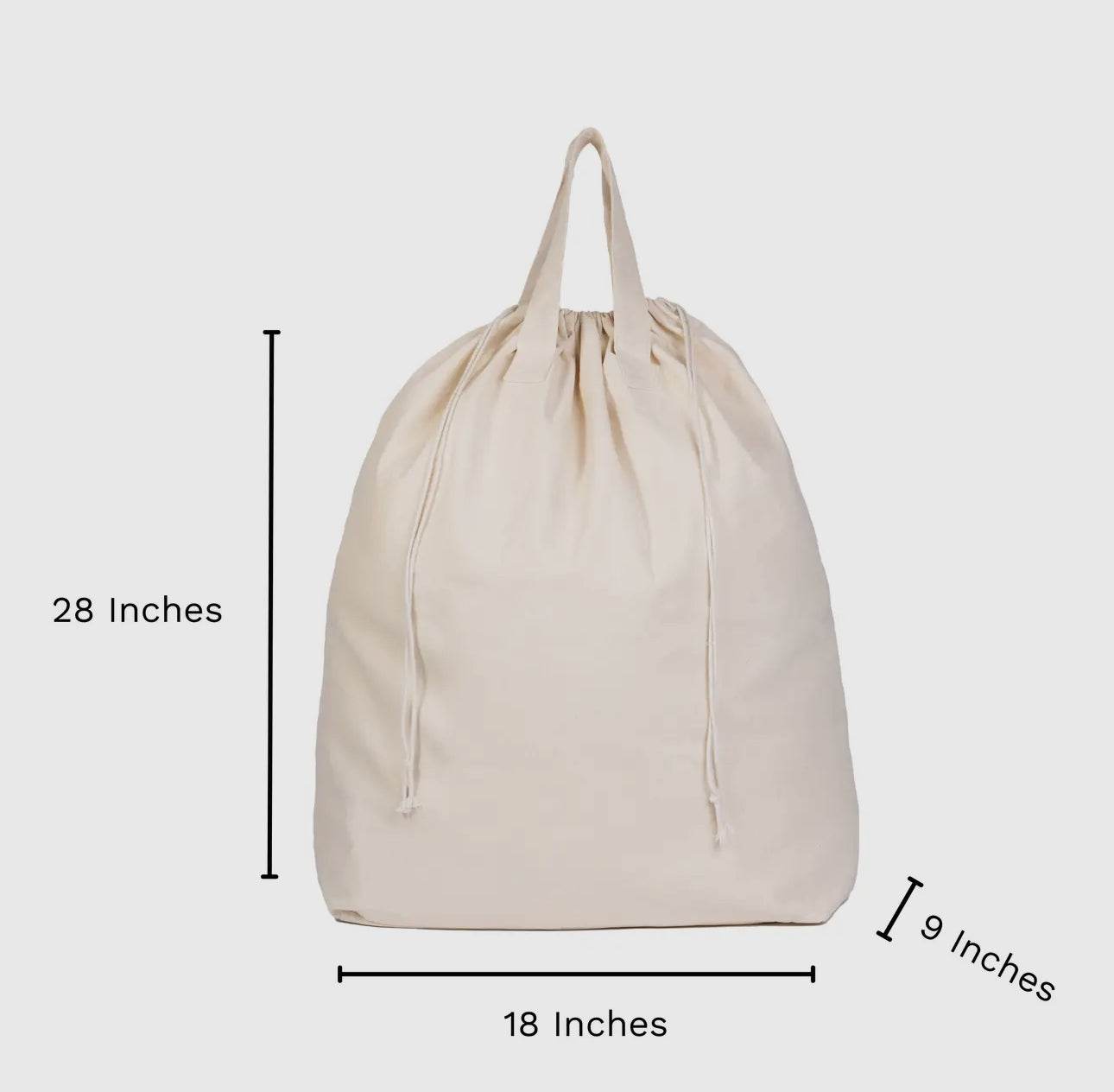 SAUVAGE ZSA™ 100% Cotton Heavy-Duty Canvas Laundry Bag - SAUVAGE ZSA™