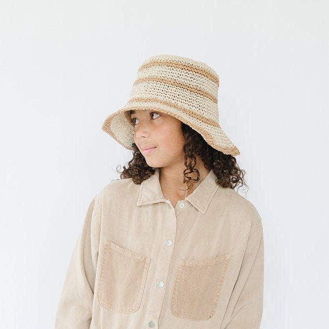 Kids Crochet Bucket Hat Packable