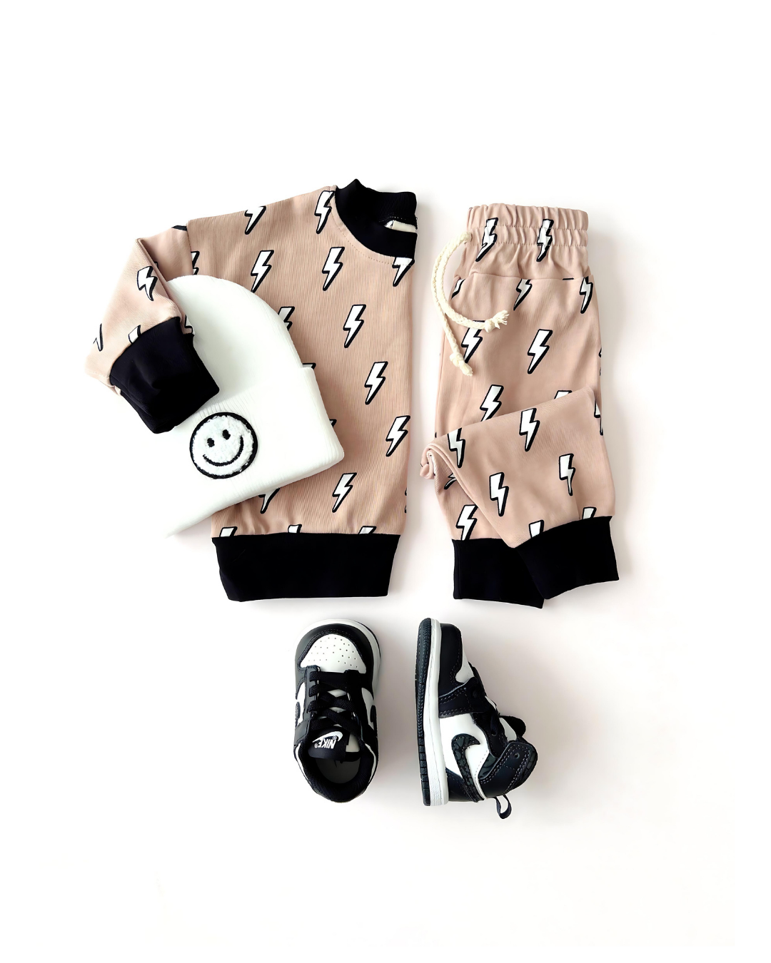 Kids Jogger Set with Lightning Bolts
