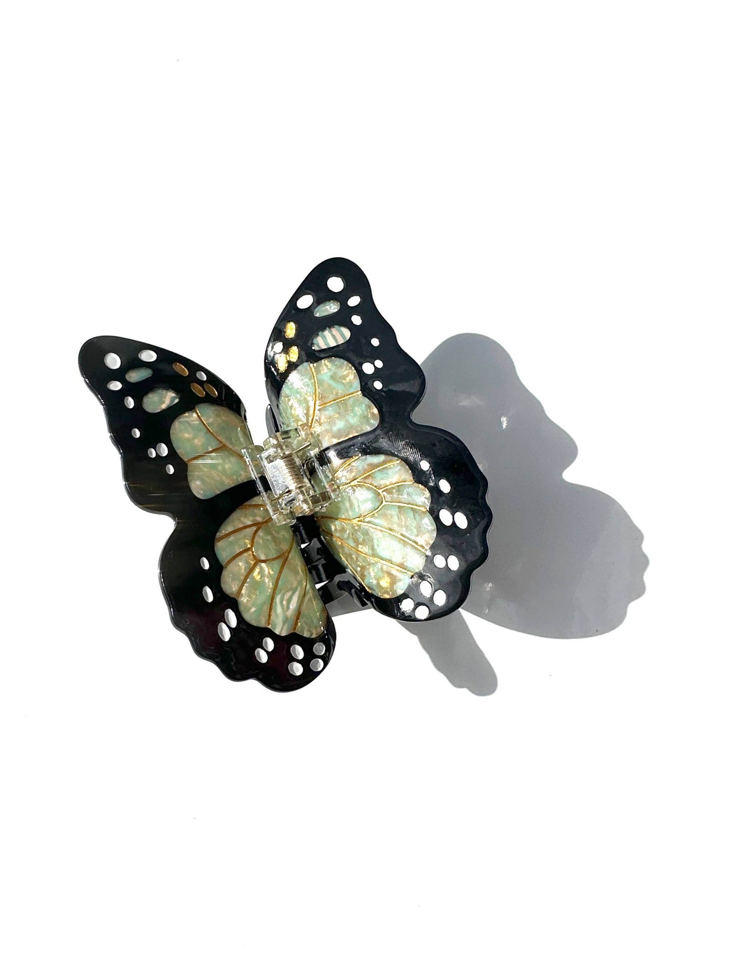 Hand-painted Limited Edition Monarch Butterfly Claw Clip - SAUVAGE ZSA™