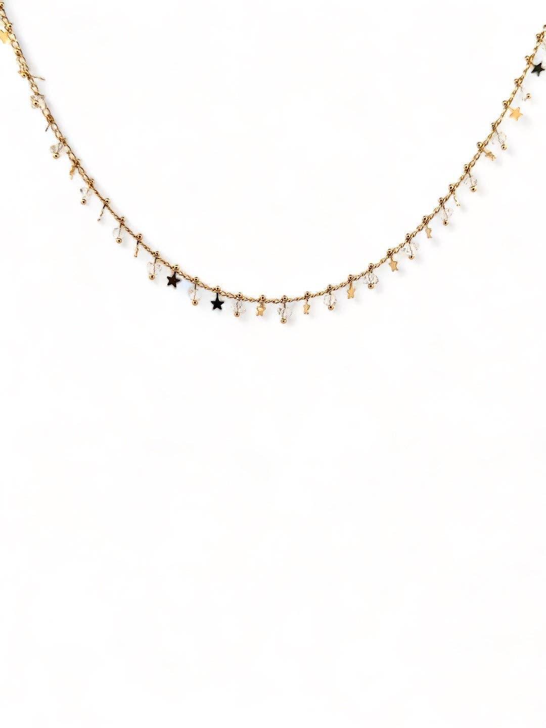 Mini Star And Crystals Choker - SAUVAGE ZSA™