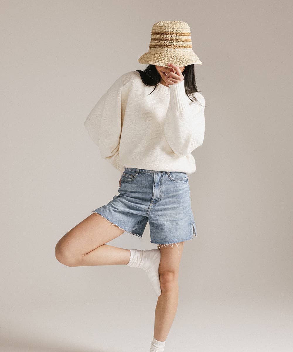 GiGi Crochet Packable Bucket Hat