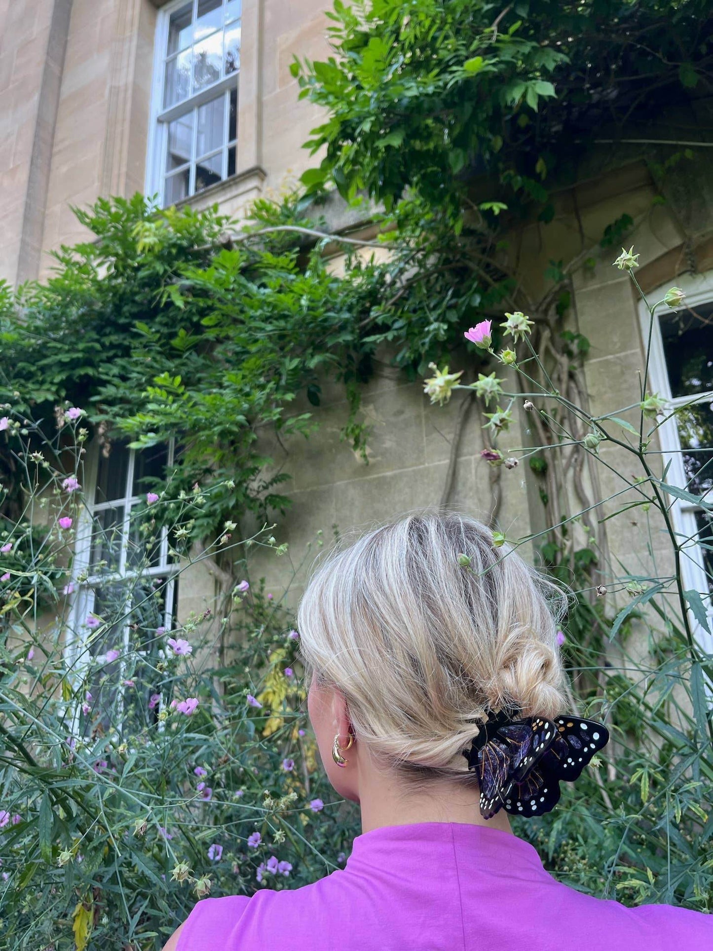 Hand-painted Limited Edition Monarch Butterfly Claw Clip - SAUVAGE ZSA™