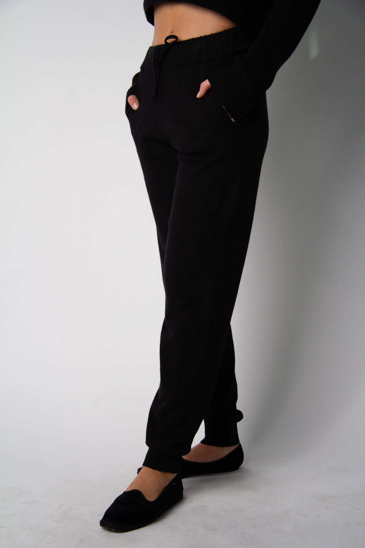 Cashmere Mix Yoga Pants (3D-Knit)