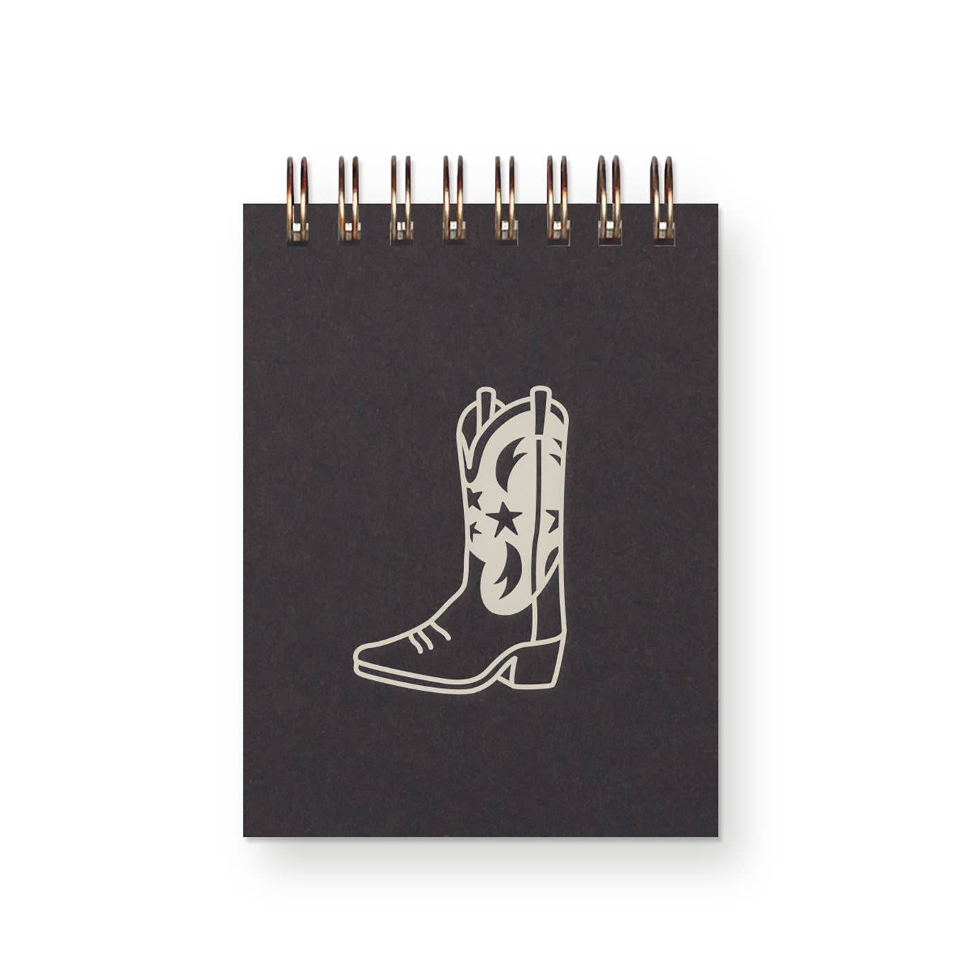 Cowboy Boot Mini Jotter Notebook - SAUVAGE ZSA™