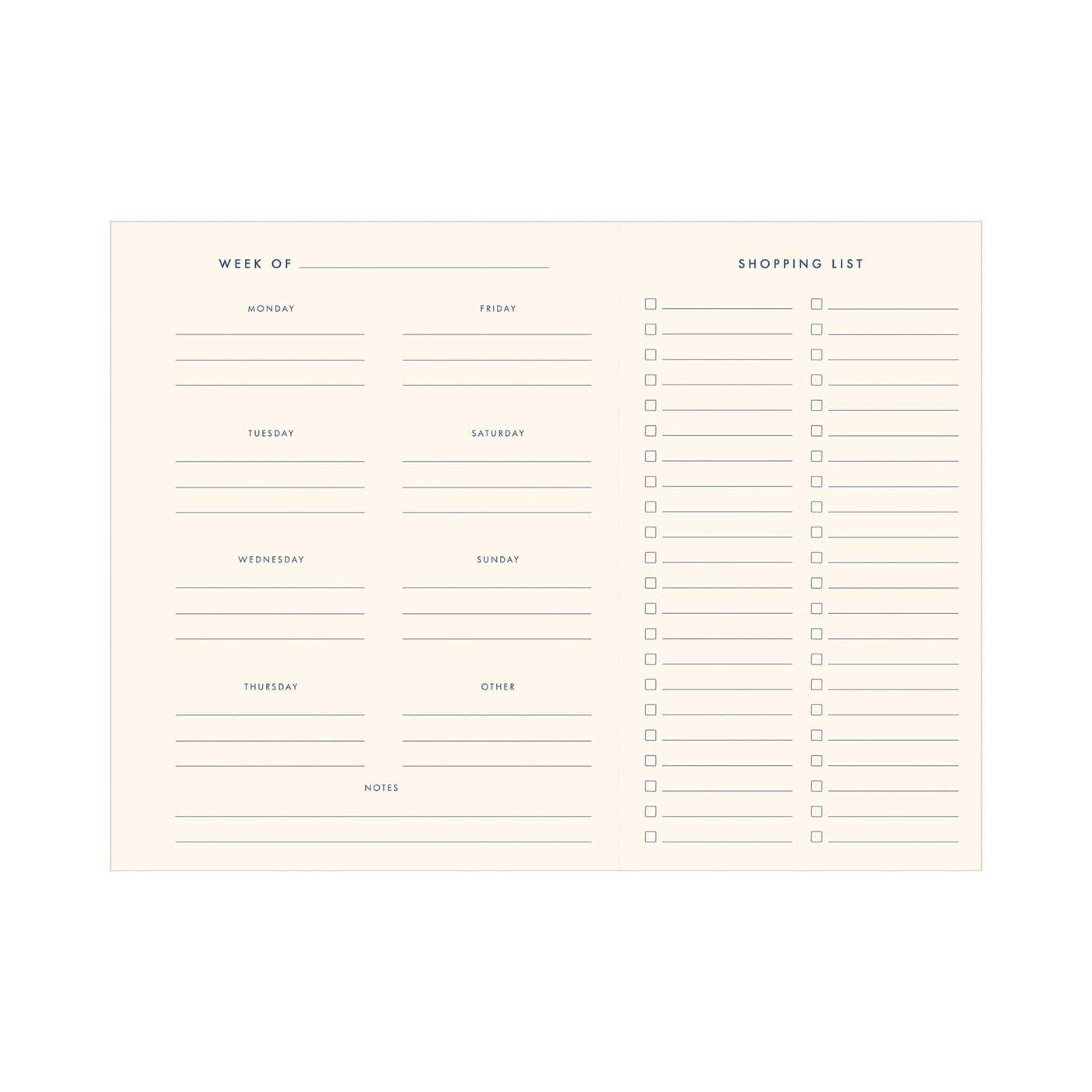 Checkerboard Meal Planner - SAUVAGE ZSA™