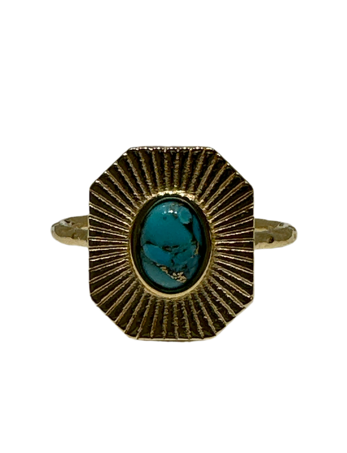 Turquoise & Gold Ring