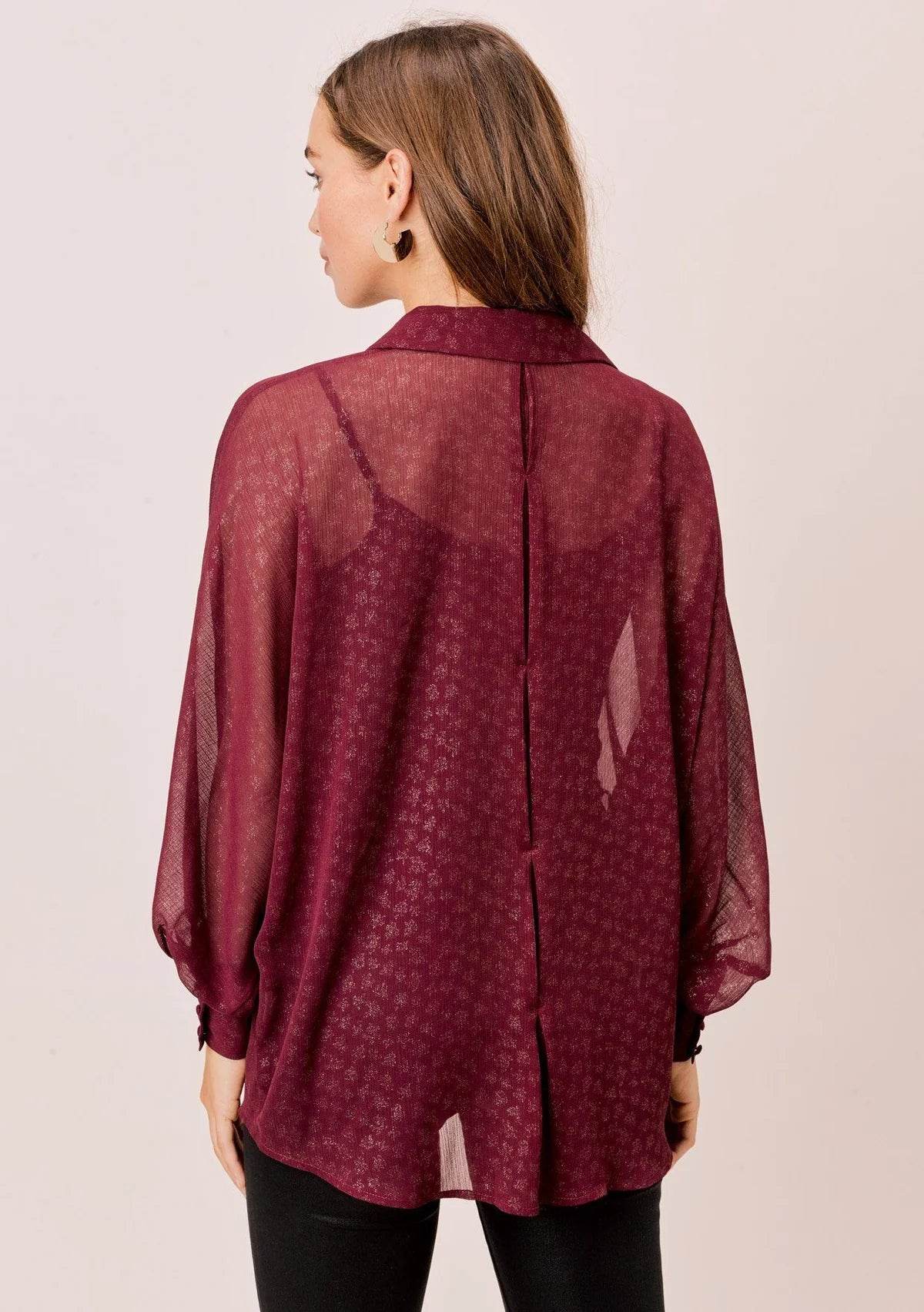 Chiffon Button Down - SAUVAGE ZSA™