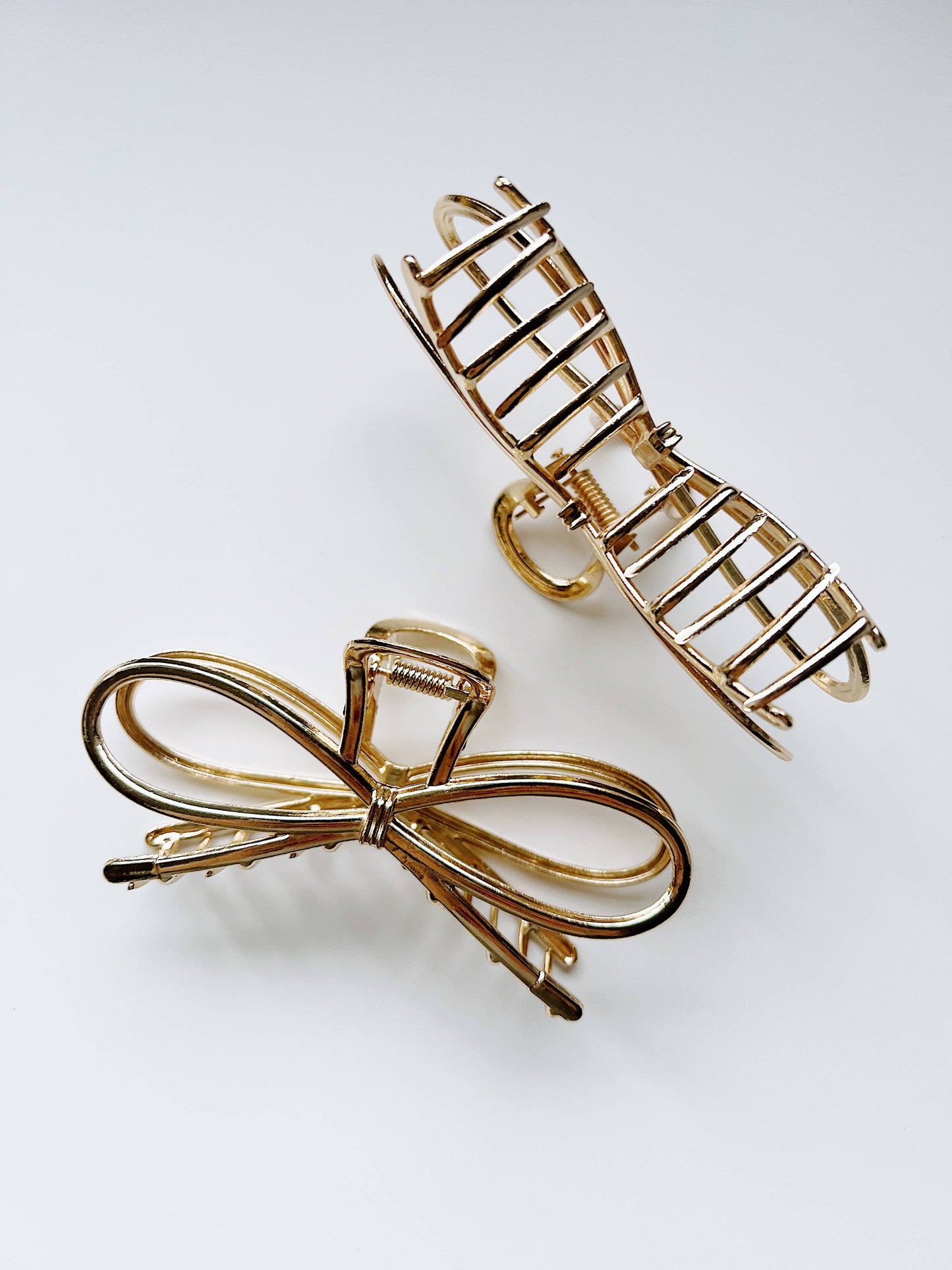 Gold Bow Hair Claw