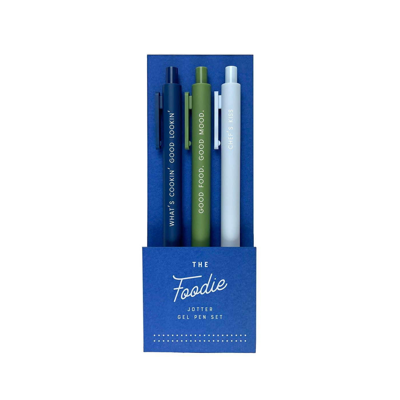 Foodie Jotter Gel Pen: Set of 3 - SAUVAGE ZSA™