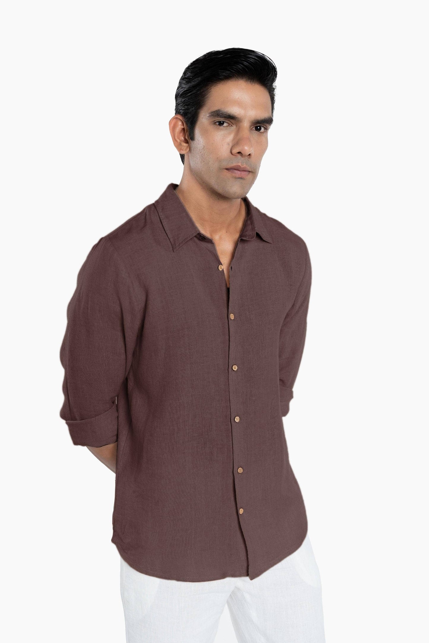 Linen Collared Shirt