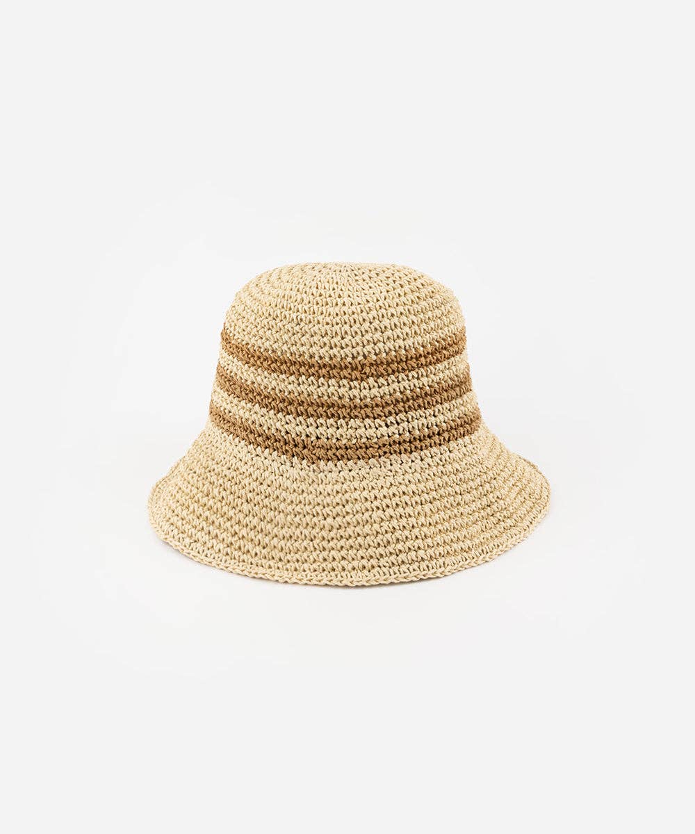 GiGi Crochet Packable Bucket Hat