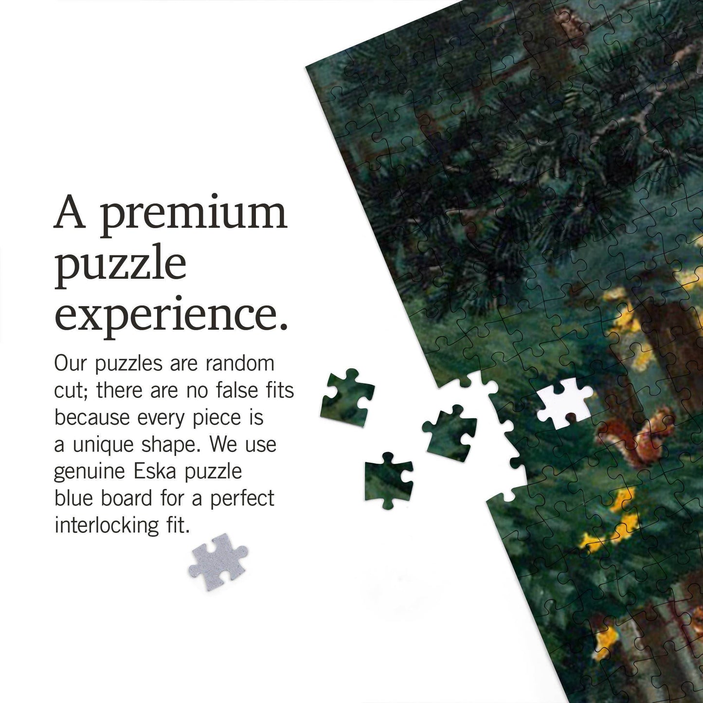 1000 PIECE PUZZLE Smokey Bear, Hugging Tree Vintage Poster - SAUVAGE ZSA™