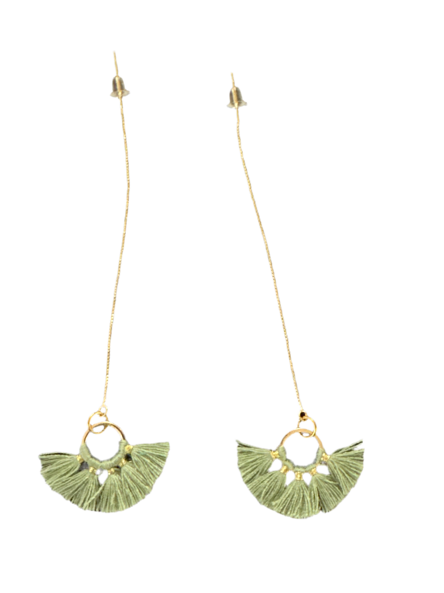 Bali Tassle Threaded Dangle Earrings