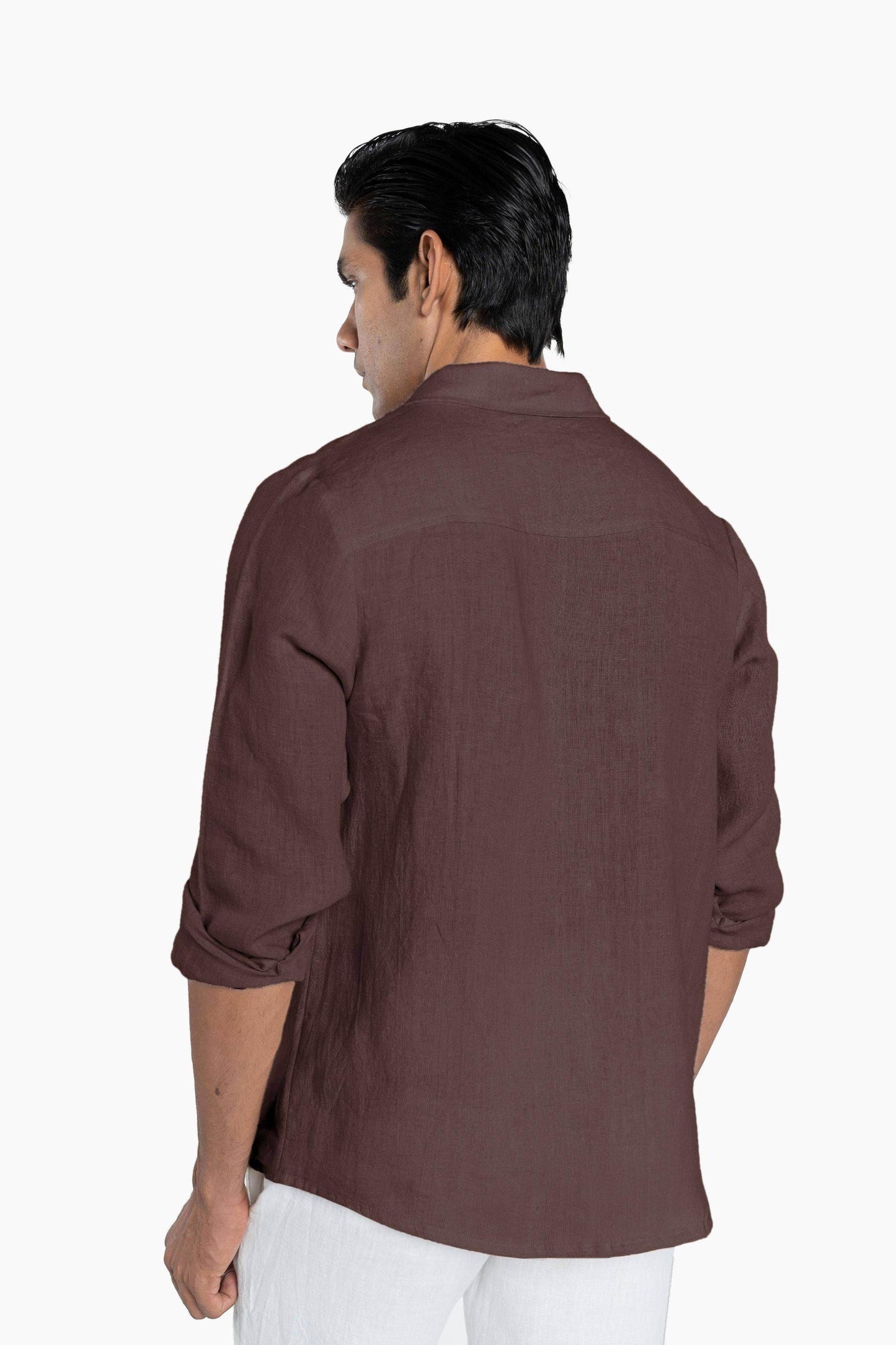 Linen Collared Shirt - SAUVAGE ZSA™