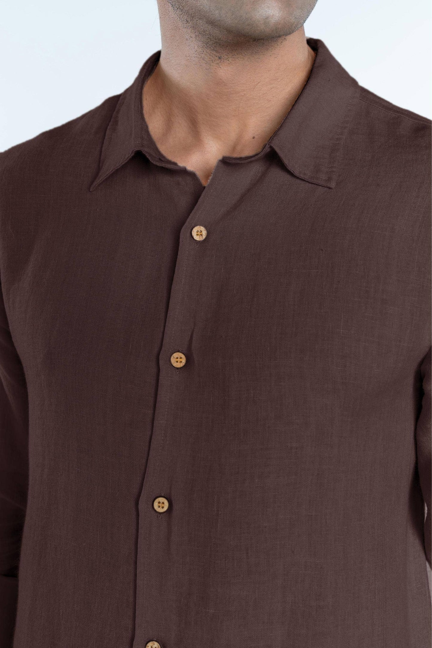 Linen Collared Shirt