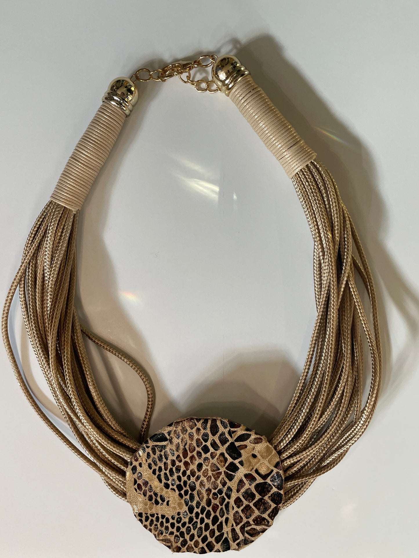 Brown Statement Choker