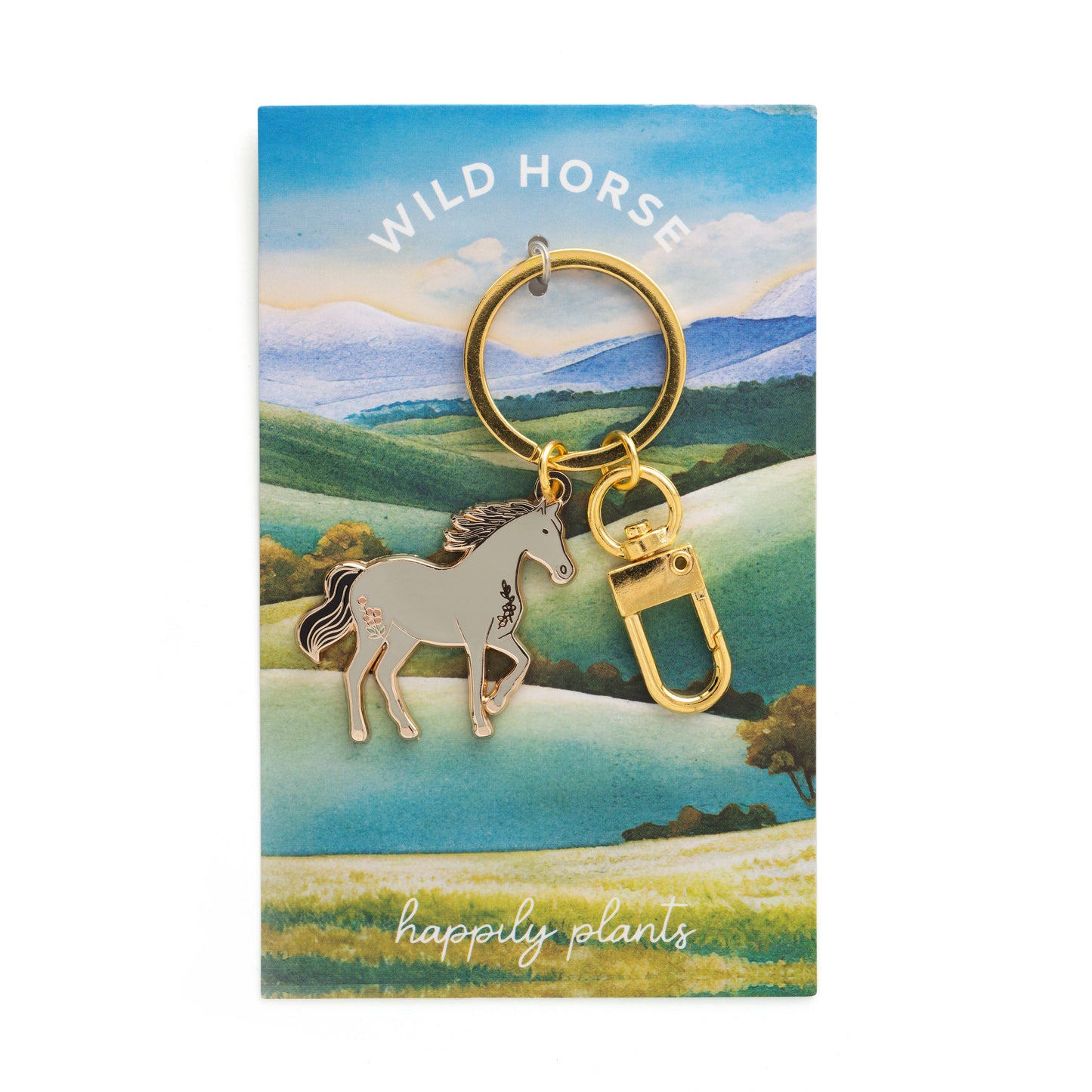 Horse Keychain & Bag Charm, Equestrian & Western Cowgirl Gift