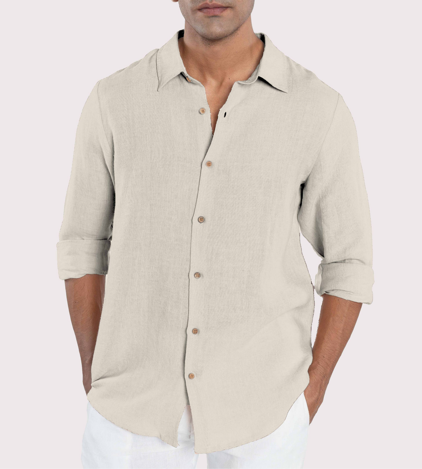 Linen Collared Shirt