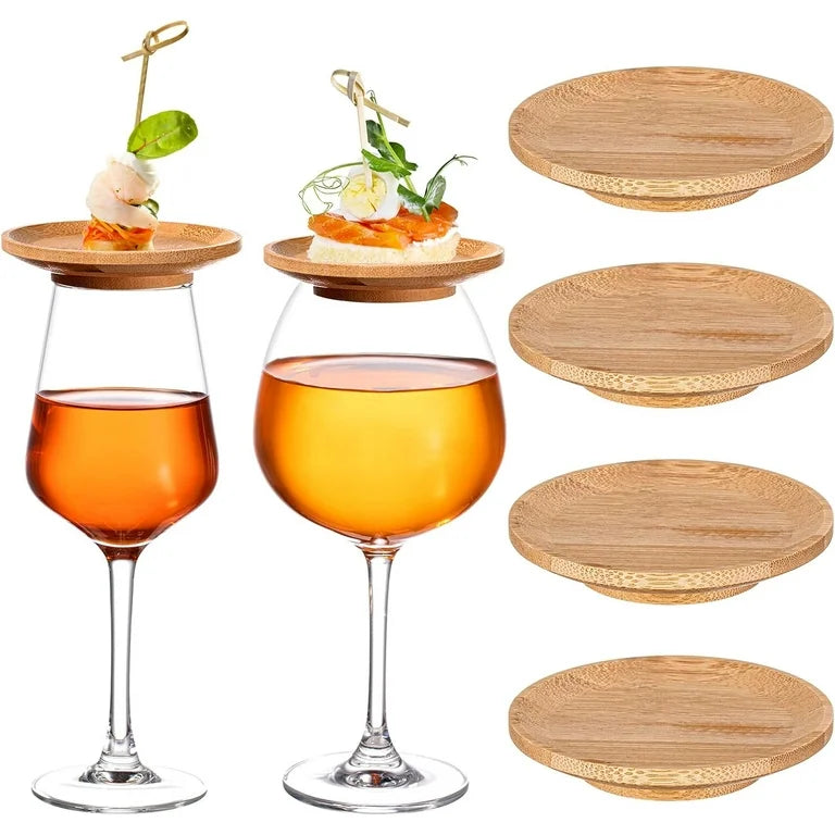 Mini Snack Board Set of 4 - Wine Glass Platter