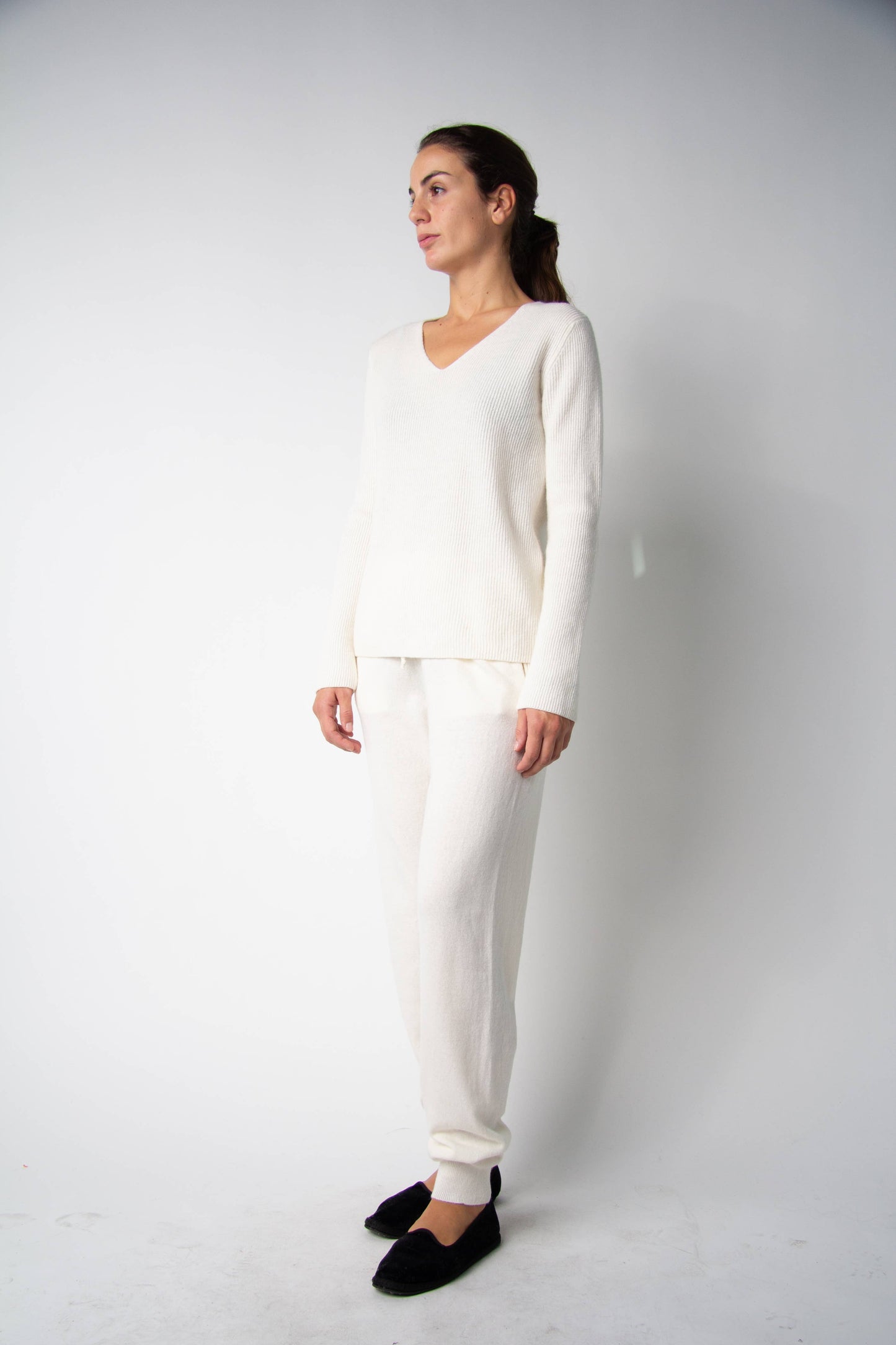 Cashmere Mix Yoga Pants (3D-Knit)