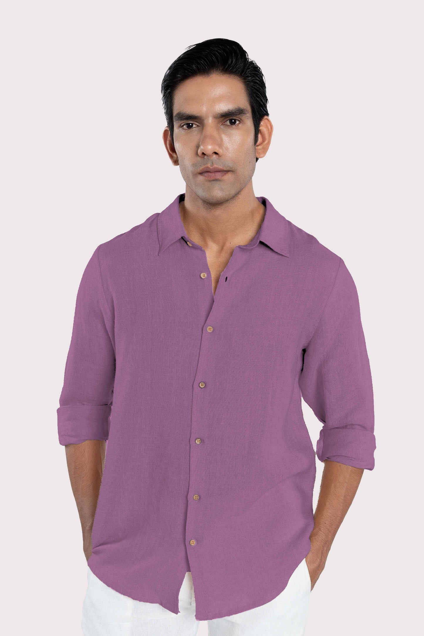 Linen Collared Shirt