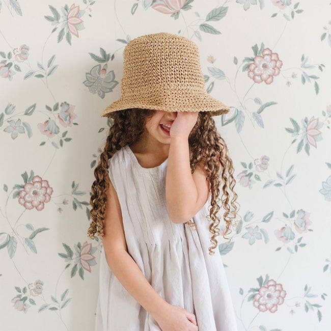 Kids Crochet Bucket Hat Packable