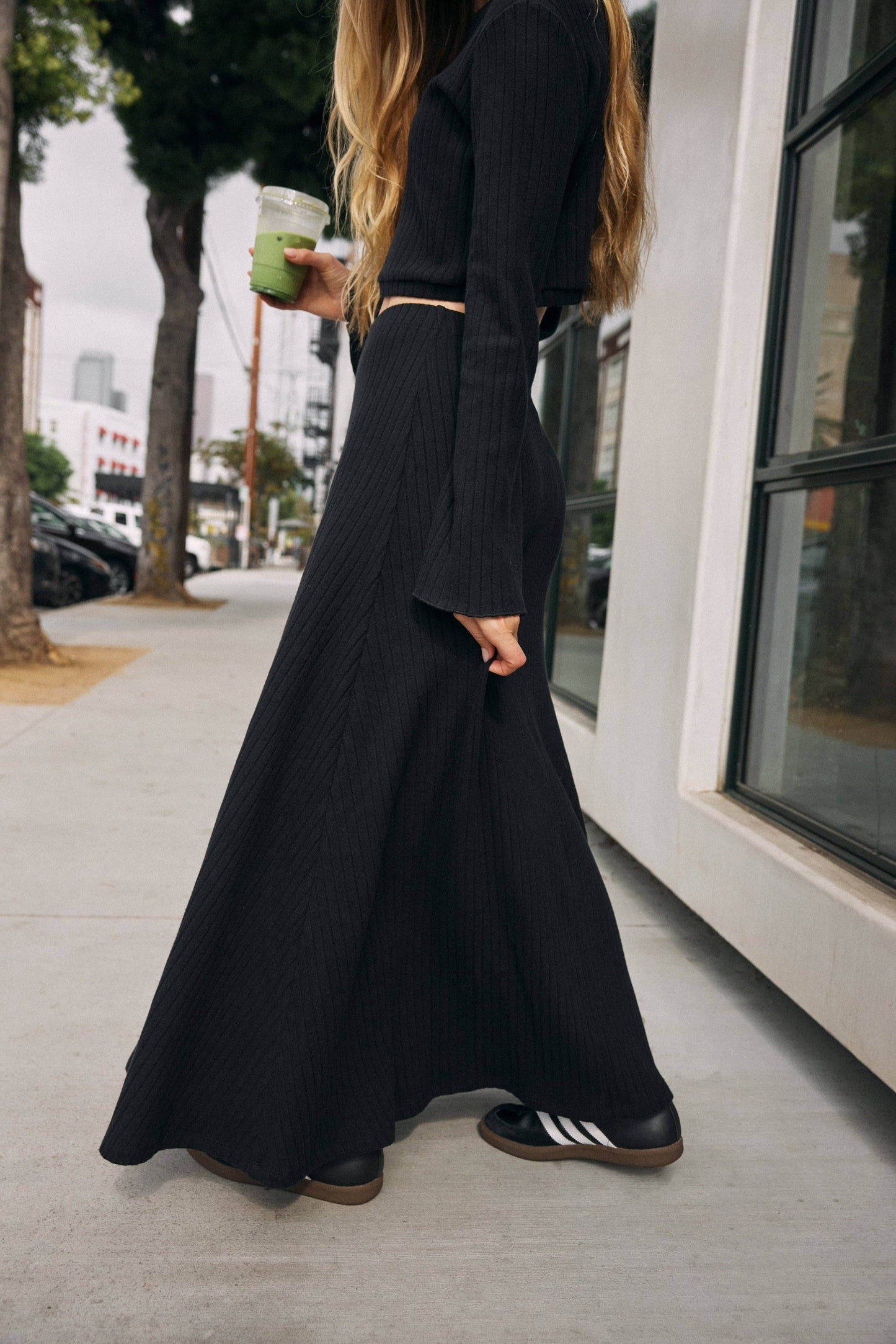 Soft Knit Maxi Skirt - SAUVAGE ZSA™