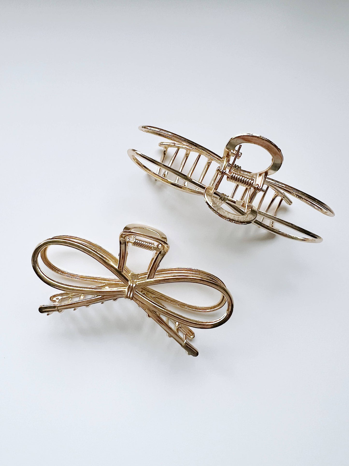 Gold Bow Hair Claw