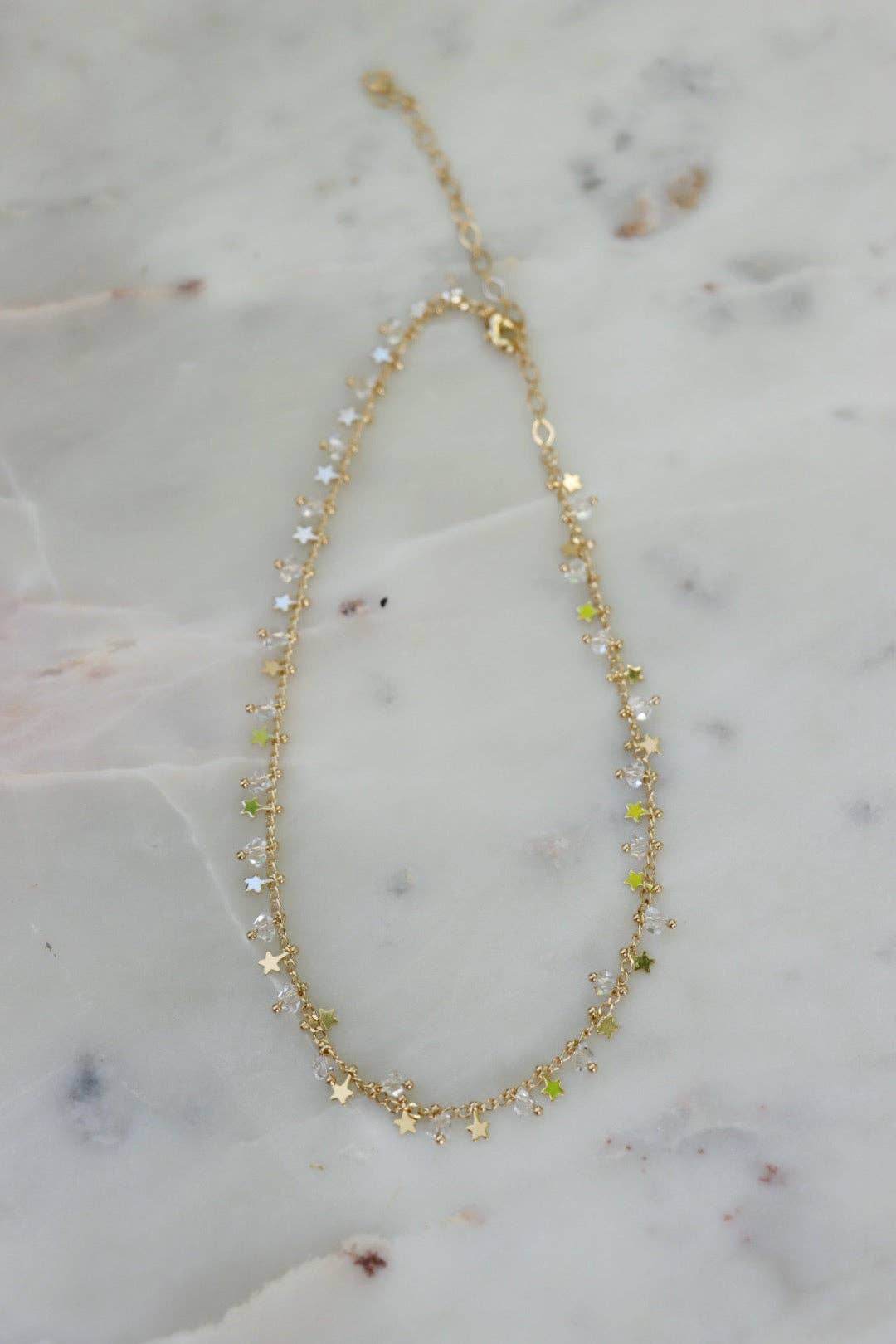Mini Star And Crystals Choker - SAUVAGE ZSA™