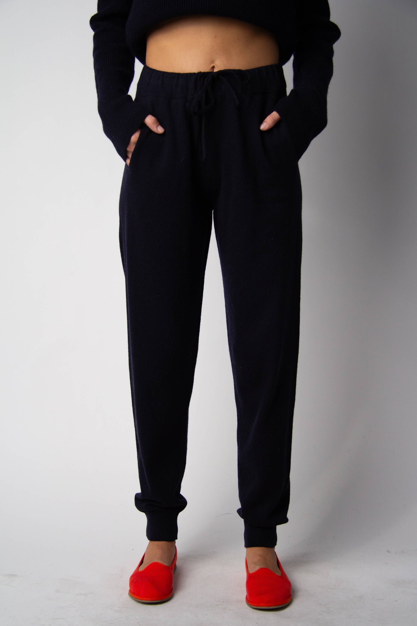 Cashmere Mix Yoga Pants (3D-Knit)