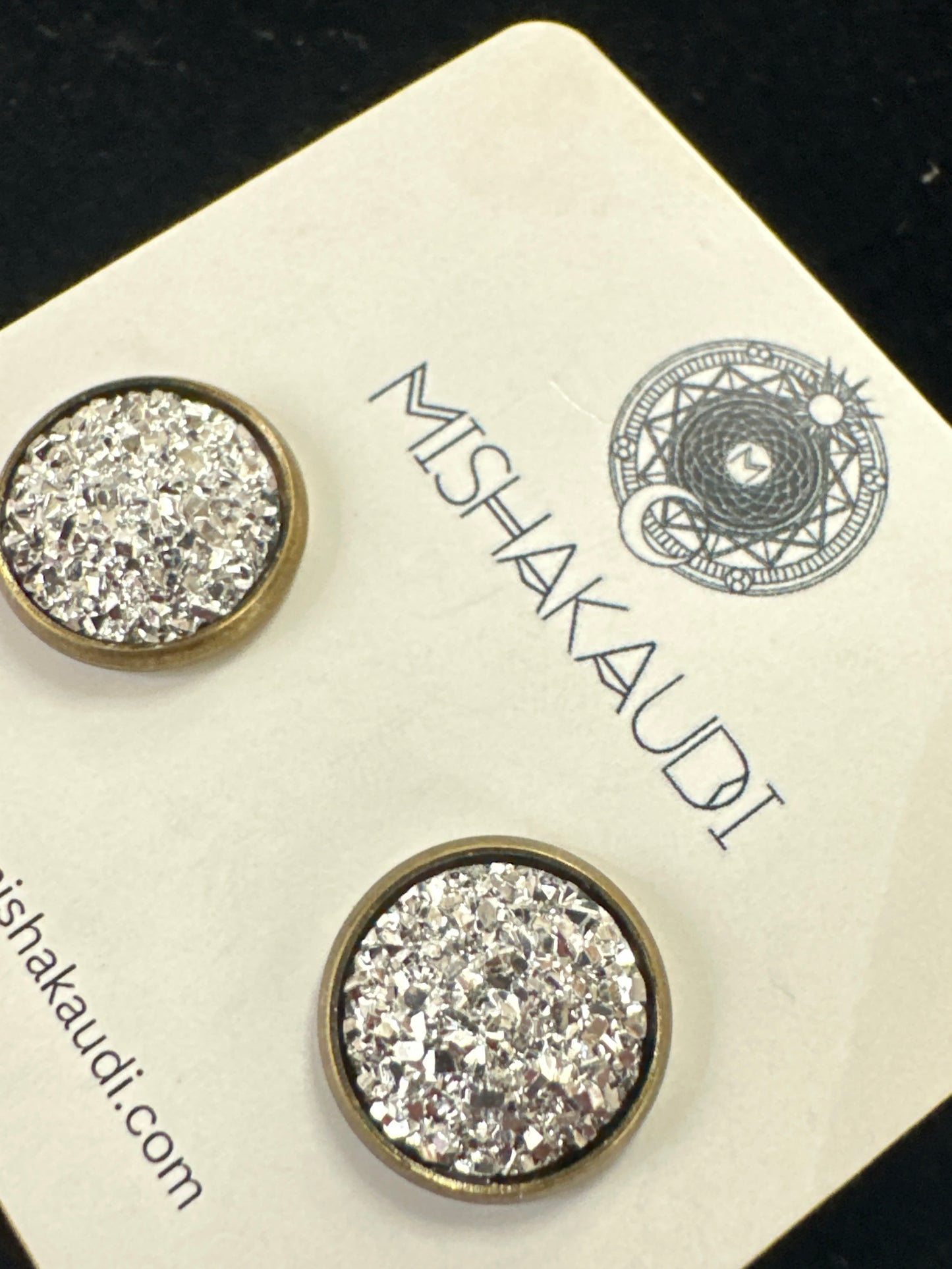 Druzy Stud Earrings