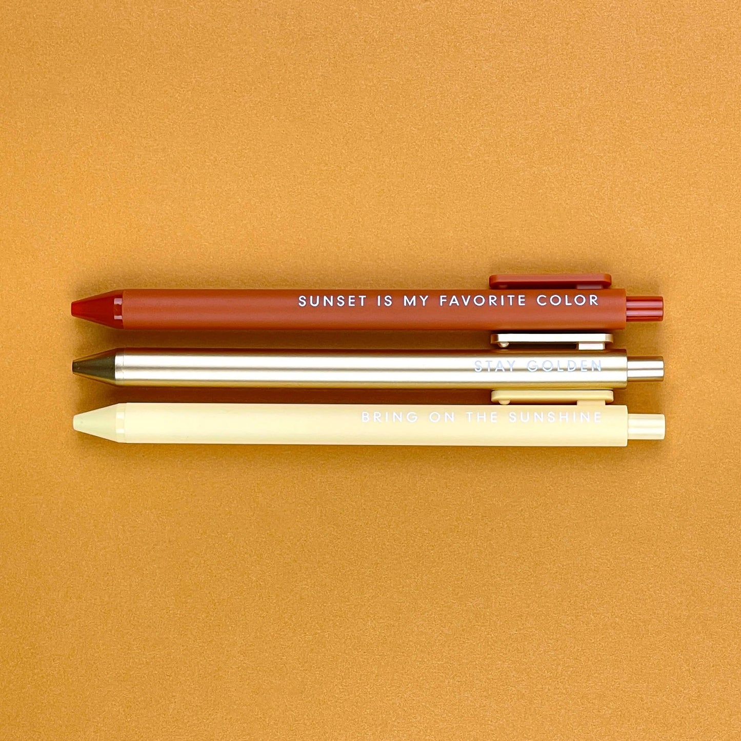 Sunshine Jotter Gel Pen: Set of 3 - SAUVAGE ZSA™