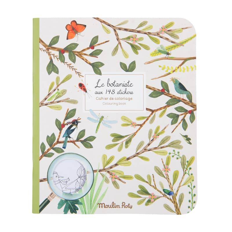 Coloring Book & Stickers - Botanist/Gardener Theme - SAUVAGE ZSA™