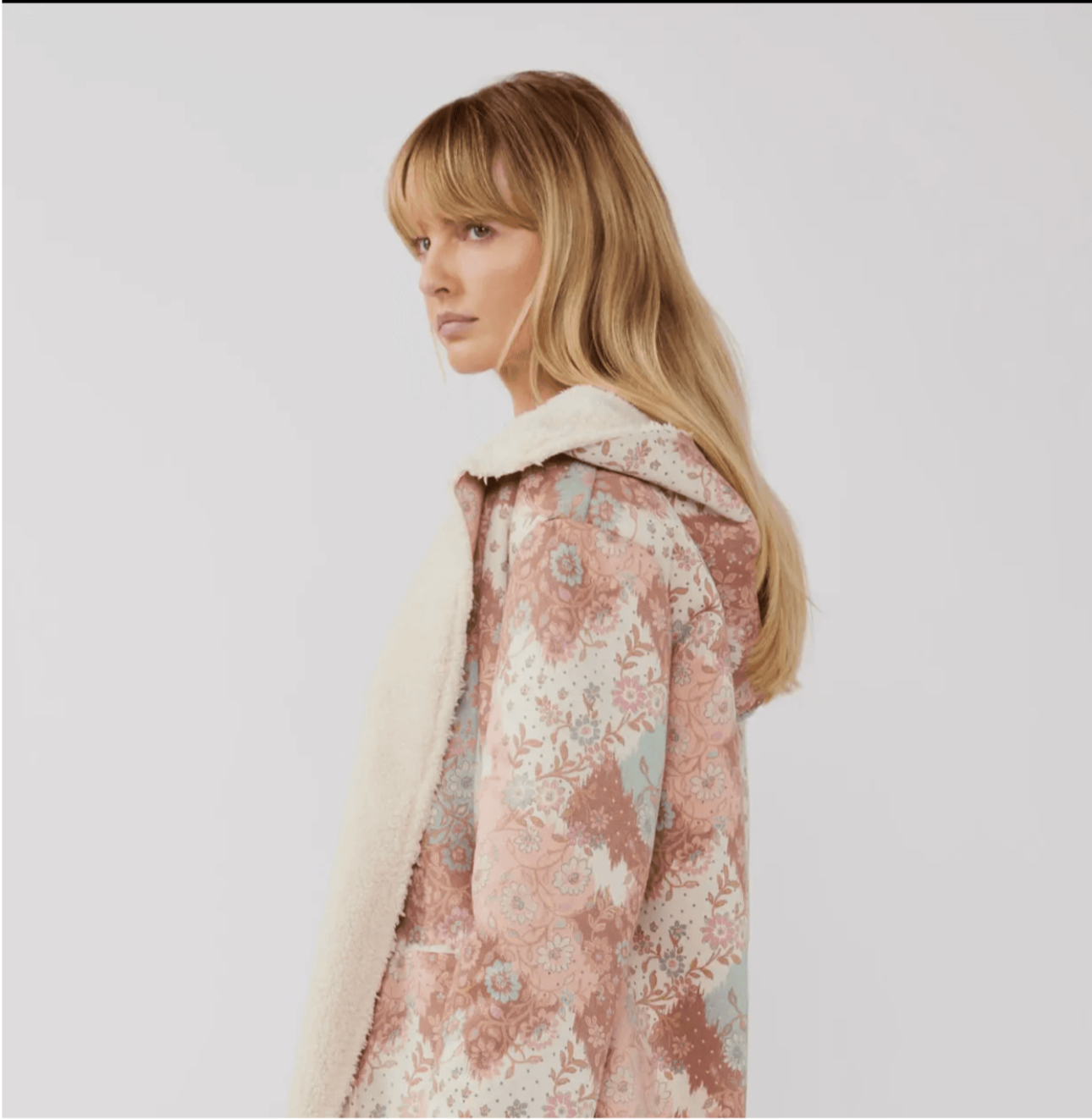 Sherpa Lined Paisley Jacket