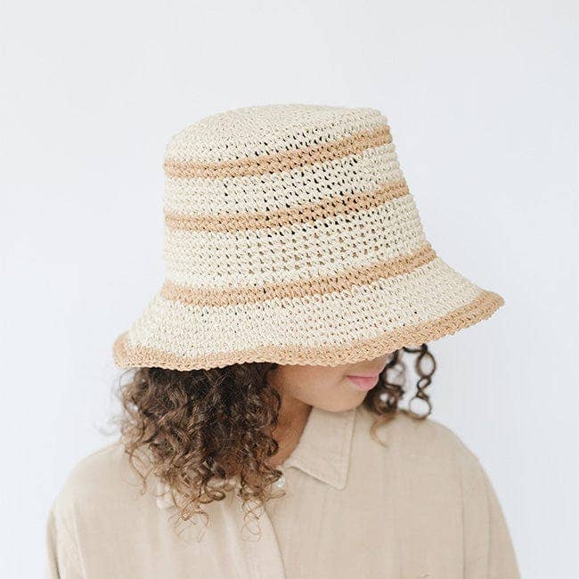 Kids Crochet Bucket Hat Packable