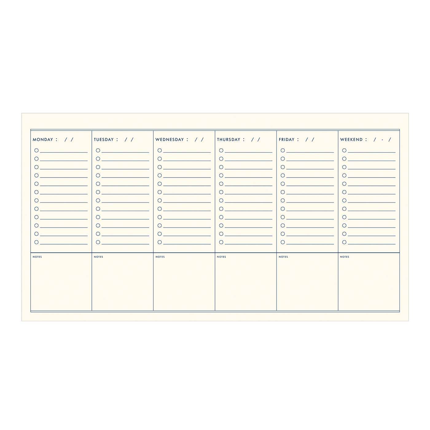 Floral Vines Weekly Planner - SAUVAGE ZSA™