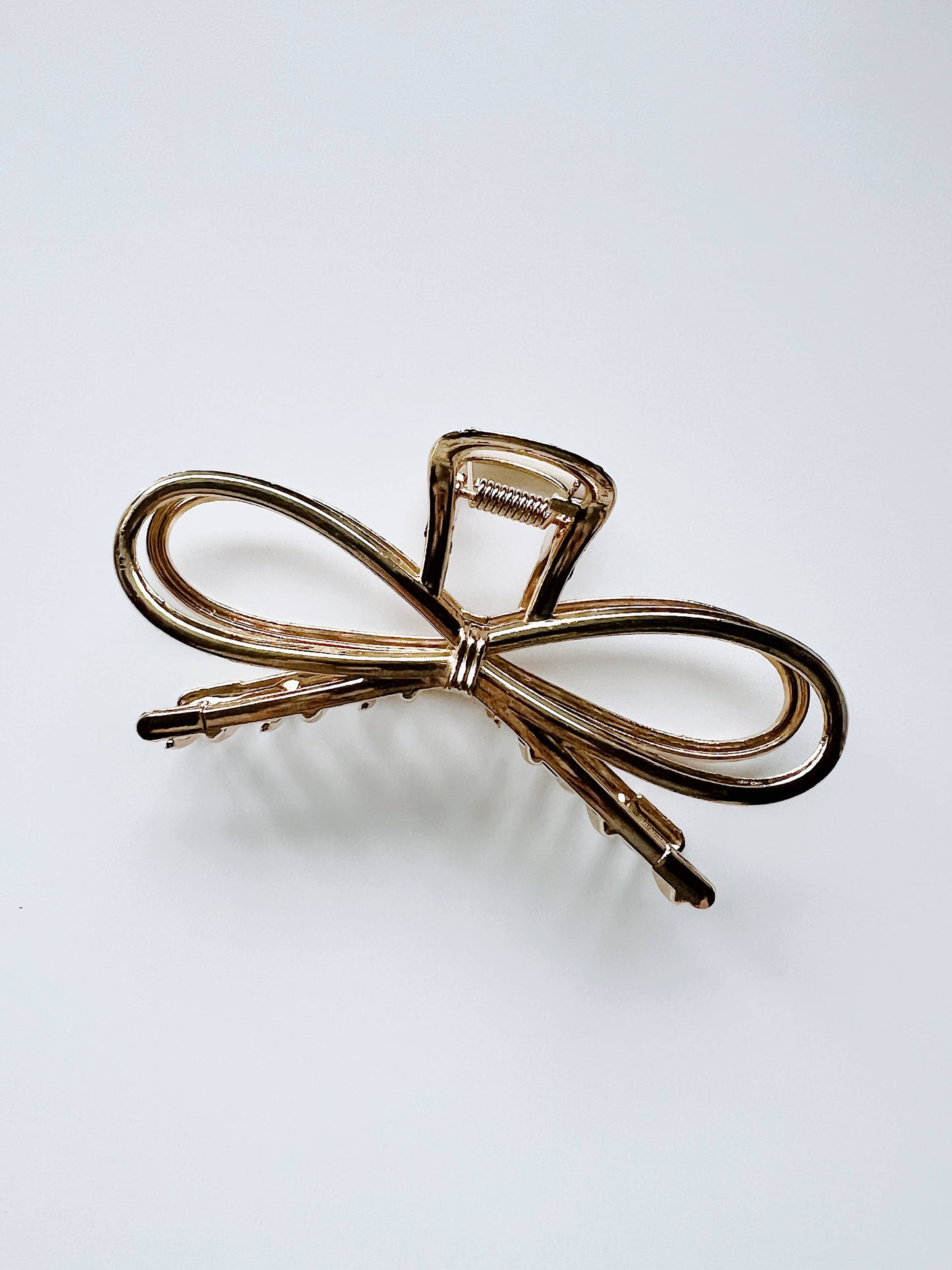 Gold Bow Hair Claw