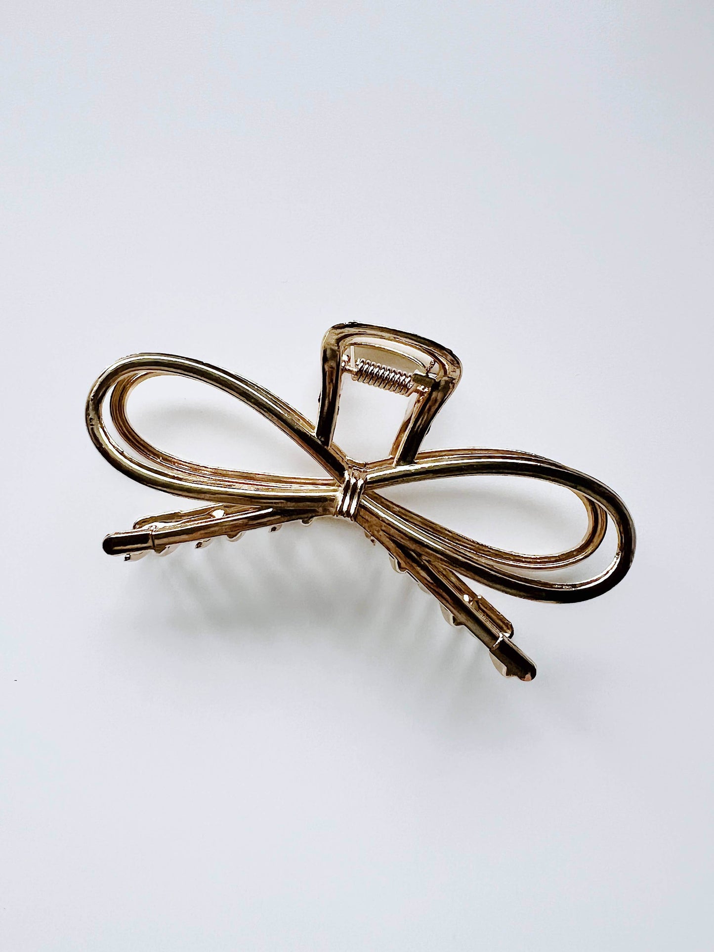 Gold Bow Hair Claw - SAUVAGE ZSA™