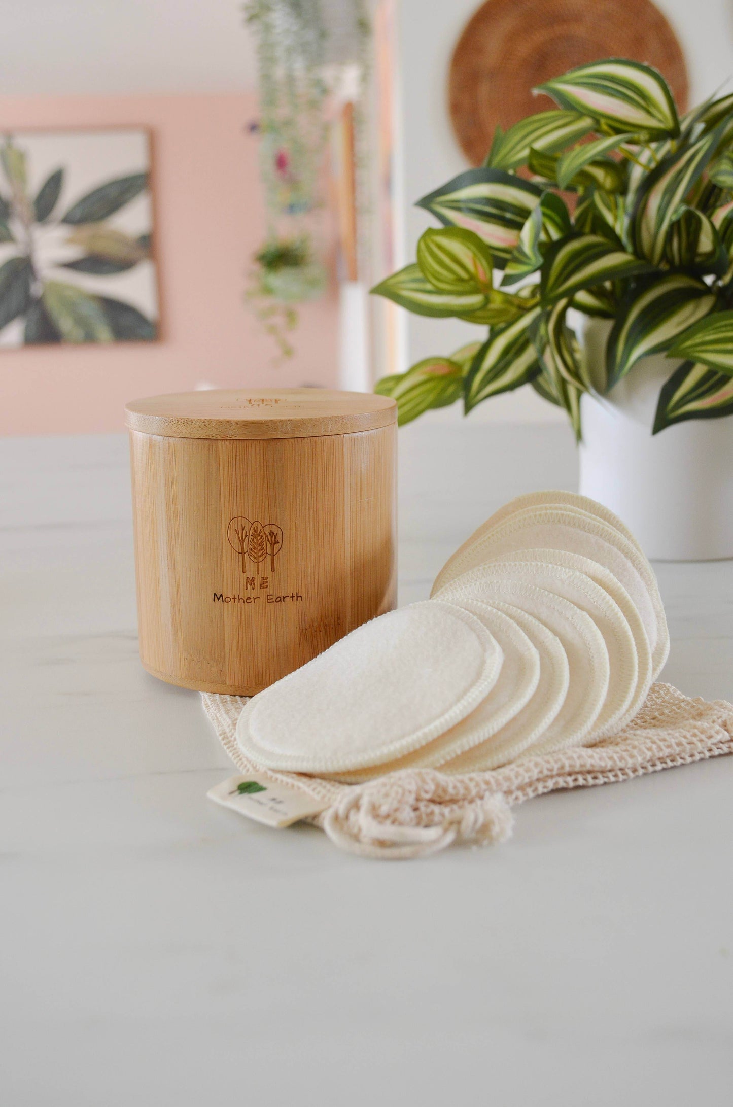 Bamboo Storage Box + Hemp Cotton Rounds | Zero Waste Beauty - SAUVAGE ZSA™
