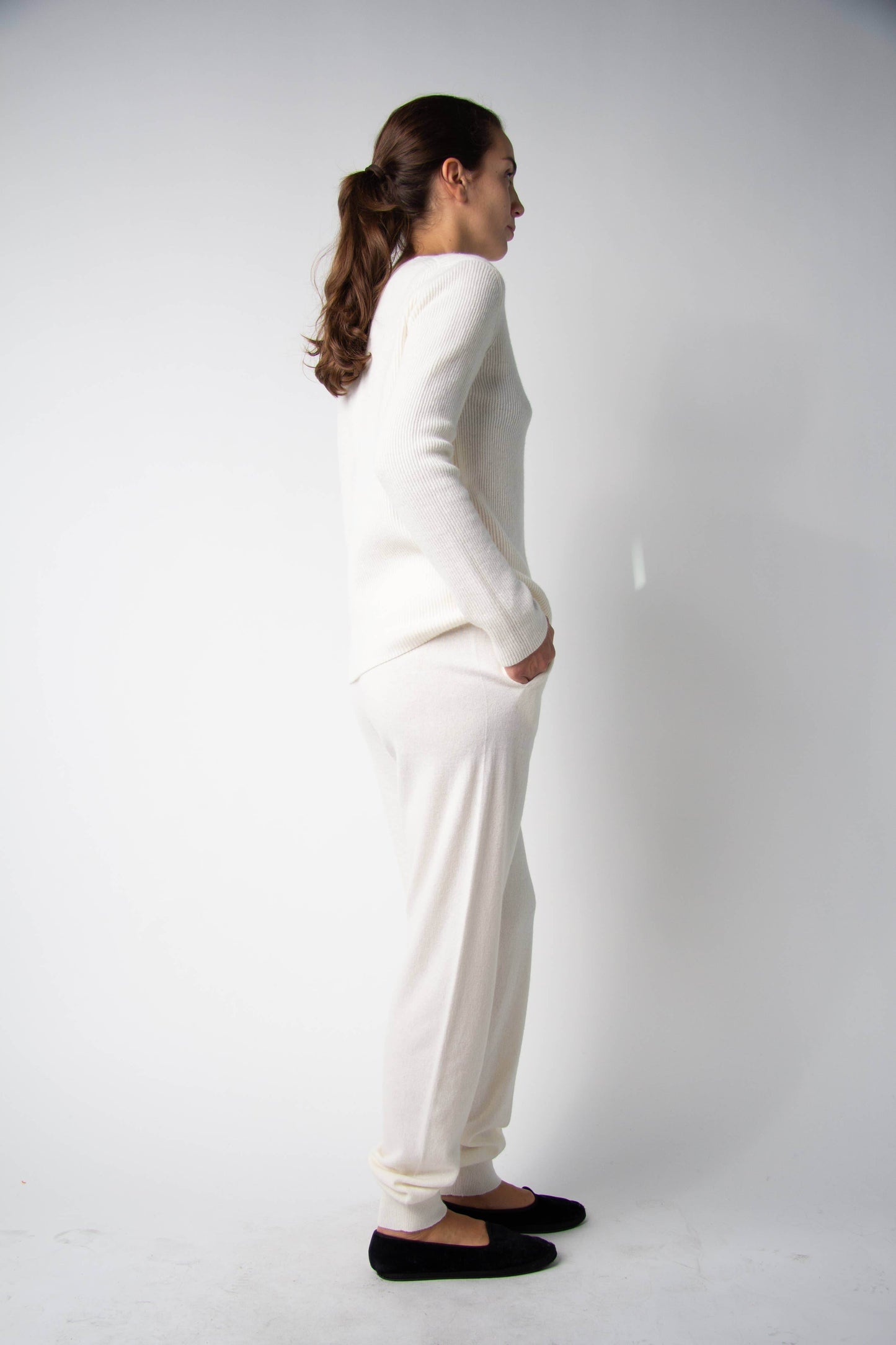 Cashmere Mix Yoga Pants (3D-Knit) - SAUVAGE ZSA™
