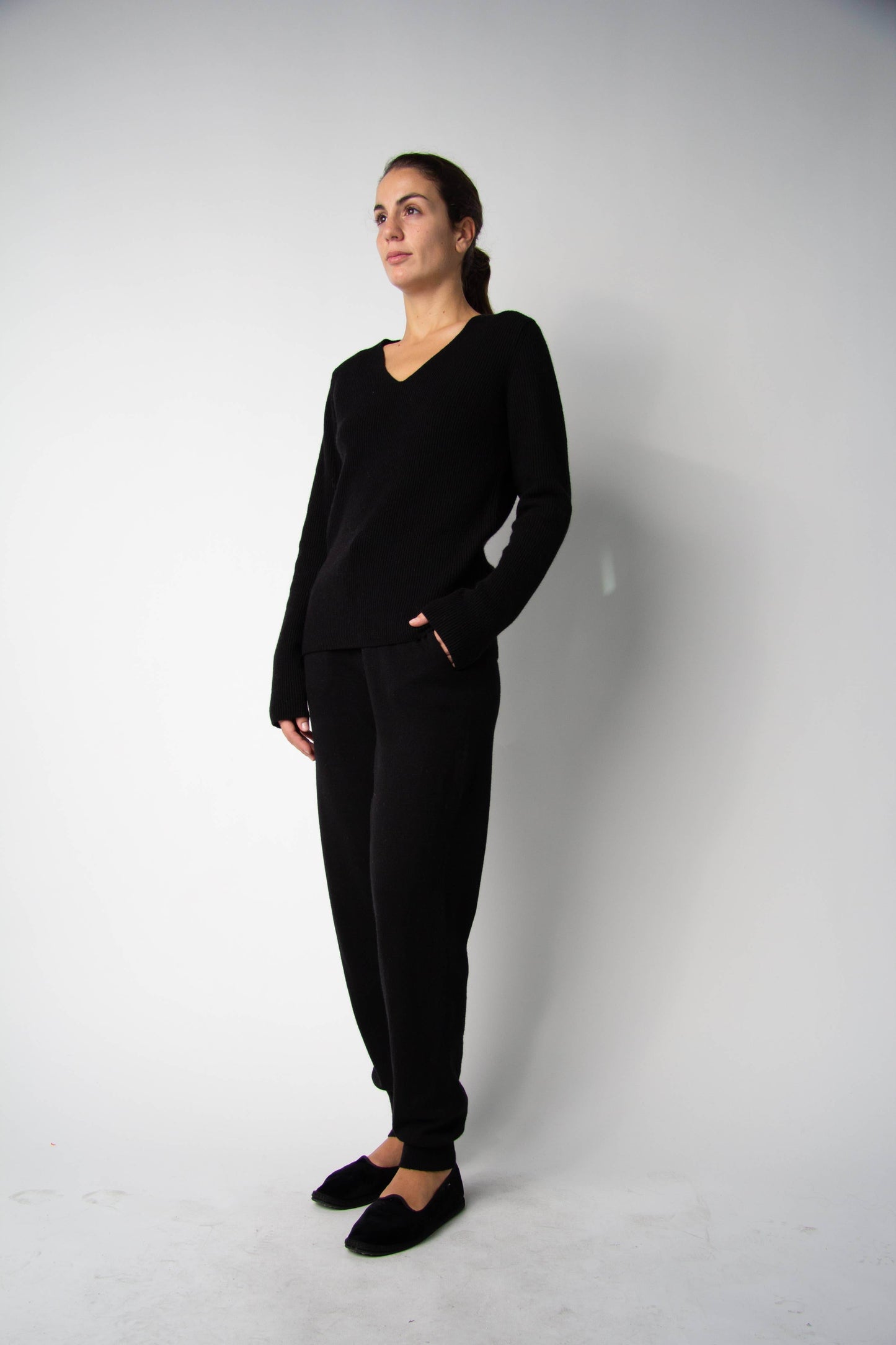 Cashmere Mix Yoga Pants (3D-Knit) - SAUVAGE ZSA™
