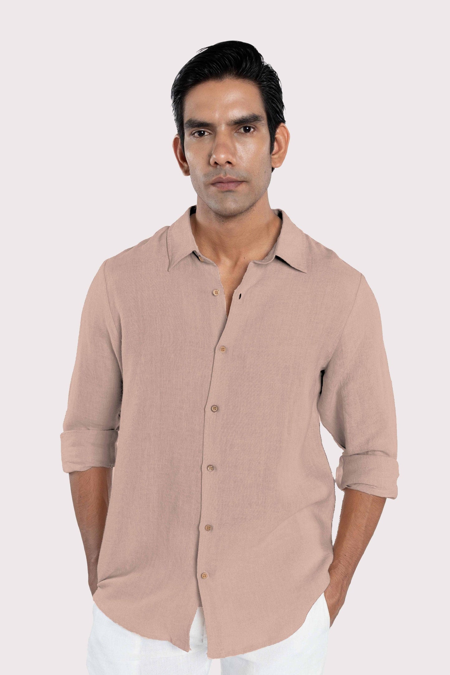 Linen Collared Shirt