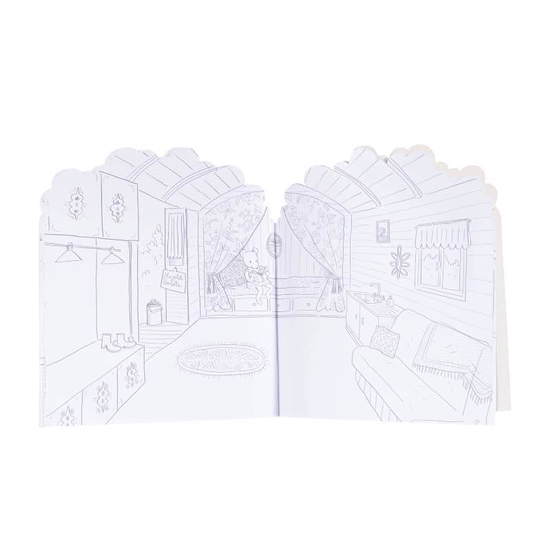 Coloring Book & Assorted Stickers - Big Happy Family - SAUVAGE ZSA™