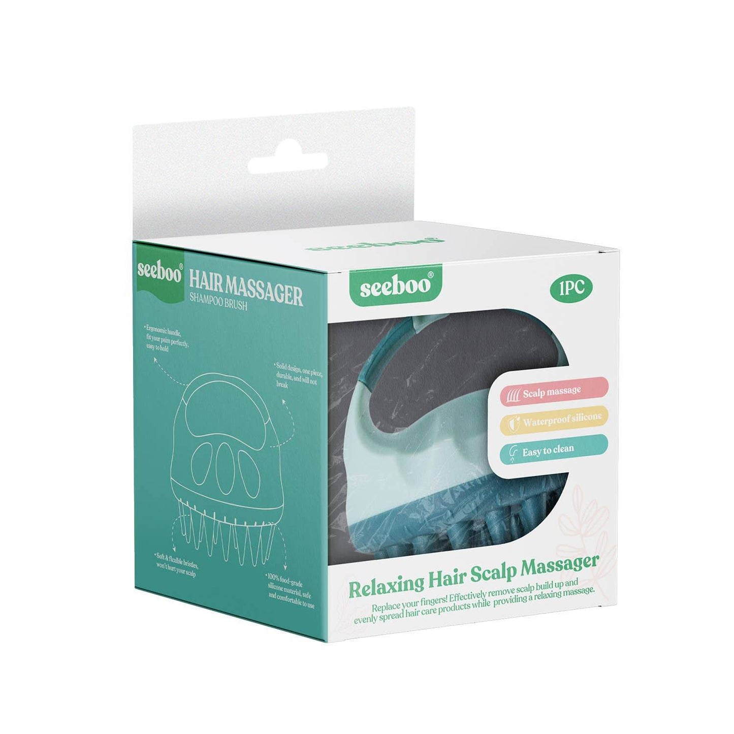 Wet And Dry Hair Scalp Massager Exfoliator for Hair - SAUVAGE ZSA™