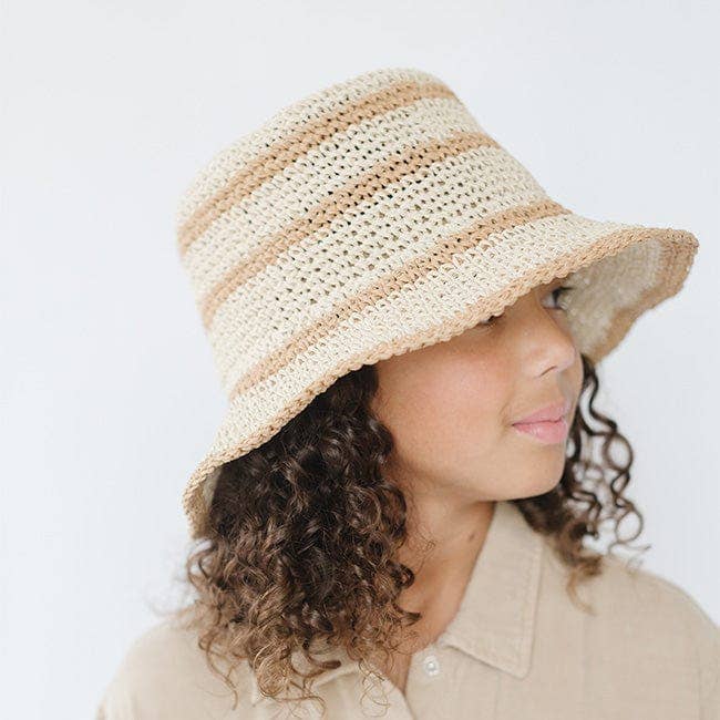 Kids Crochet Bucket Hat Packable